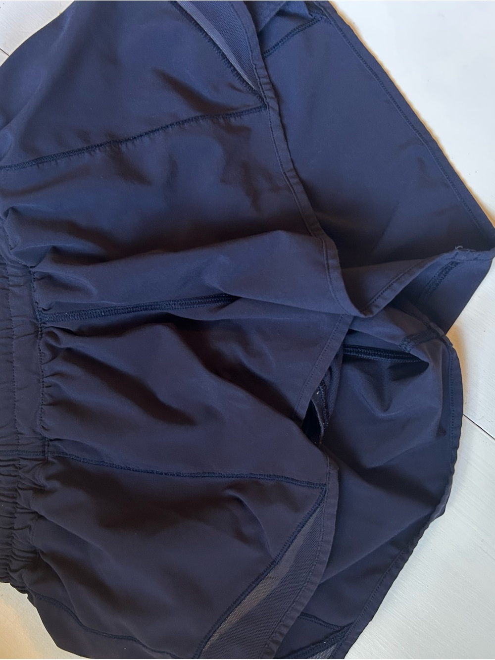 lululemon athletica Hotty Hot 2.5 Navy Blue Athletic Shorts